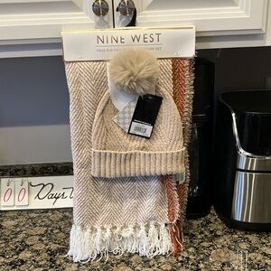 Nine West beanie & scarf set